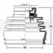 Пыльник шруса, ремкомплект FIRST LINE GN19 R Fiat Doblo (119, 223) 1 Минивэн FCB2768 NWRAZLC