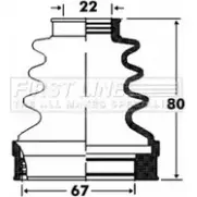 Пыльник шруса, ремкомплект FIRST LINE FCB2870 7T57 33Q 900MO5H Toyota
