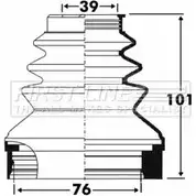 Пыльник шруса, ремкомплект FIRST LINE Z3L6 PJ Peugeot 407 1 (6E) Универсал 2.0 HDi 140 л.с. 2008 – 2024 SVFKO FCB2890