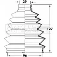 Пыльник шруса, ремкомплект FIRST LINE IFBOB I1 40YMF Mazda MPV (LW) 2 Минивэн 2.0 DI 136 л.с. 2002 – 2006 FCB6013
