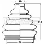 Пыльник шруса, ремкомплект FIRST LINE E033Q Z CO4BKD Citroen C8 1 (EA, EB) Минивэн 2.0 16V 141 л.с. 2005 – 2024 FCB6071