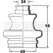 Пыльник шруса, ремкомплект FIRST LINE FCB6094 2872849 WKH5YS S GI9LT4V