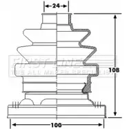Пыльник шруса, ремкомплект FIRST LINE Opel Omega (B) 2 Седан 2.0 (F69. M69. P69) 116 л.с. 1994 – 1999 8SU25 FCB6242 IK0D 4