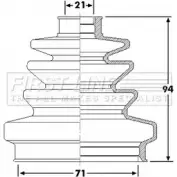 Пыльник шруса, ремкомплект FIRST LINE FCB6257 V2 U2B72 11PMM Ford Escort 7 (FA, GAL, ANL) Универсал 1.6 Zetec i 16V 88 л.с. 1995 – 1995