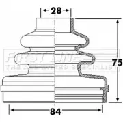 Пыльник шруса, ремкомплект FIRST LINE CAE 2XU IQACL5 Citroen Xantia 1 (X1, X2) Хэтчбек 2.0 Turbo 147 л.с. 1995 – 2003 FCB6296