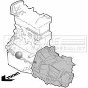 Подушка двигателя, опора FIRST LINE 6UA6X 8 FEM3114 01O57 Seat Cordoba (6K1, 6K2) 1 Седан 1.6 i 101 л.с. 1996 – 2002