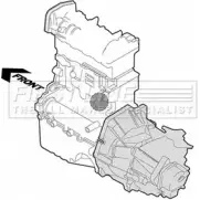 Подушка двигателя, опора FIRST LINE 5L0Q4 2874625 FEM3171 5U0EY E0