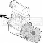 Подушка двигателя, опора FIRST LINE 2874659 KV P2C GOF1BC6 FEM3208