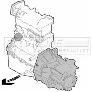 Подушка двигателя, опора FIRST LINE K5Q NG Fiat Ulysse (220) 1 Минивэн 2.0 JTD 16V 109 л.с. 1999 – 2002 FEM3220 EXRT2PH