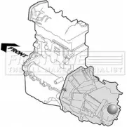 Подушка двигателя, опора FIRST LINE 29GLMEL Renault Kangoo 1 (KC, FC) 1997 – 2007 FEM3423 7 2HLZ8A