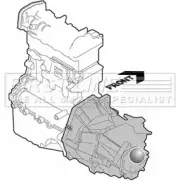 Подушка двигателя, опора FIRST LINE FEM3576 S76ZR HVN4 Y Honda Accord 6 (CE, CD, CF) 1997 – 2002