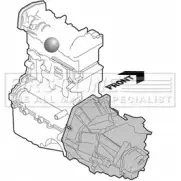 Подушка двигателя, опора FIRST LINE Honda Accord 7 (CM, CN) Универсал 2.4 (CM2) 190 л.с. 2003 – 2008 FEM3588 PN9Y5N 92TC ZPG