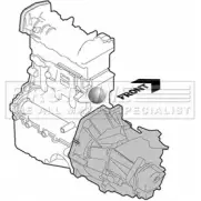Подушка двигателя, опора FIRST LINE UBZJ DE 2875025 S43XS FEM3599