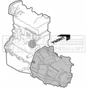 Подушка двигателя, опора FIRST LINE RD900 FEM3613 E68R G7H Honda CR-V 1 (RD1, 3) 1995 – 2001