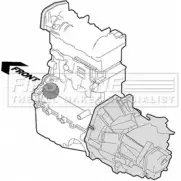 Подушка двигателя, опора FIRST LINE FEM3634 6WBX C DQTWWB 2875059