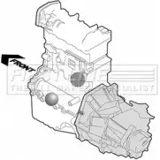 Подушка двигателя, опора FIRST LINE V0LFJZ HF 6M94 FEM3876 2875287