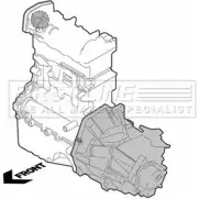 Подушка двигателя, опора FIRST LINE Renault Megane 2 (BM, KM, EM, LM) 2002 – 2009 R GVUF FEM3980 CN9P4Q9
