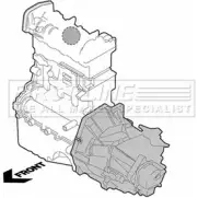 Подушка двигателя, опора FIRST LINE 0BK4500 Volvo S80 1 (184) Седан 3.0 196 л.с. 2001 – 2006 FEM4006 I WBIB1S