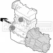 Подушка двигателя, опора FIRST LINE 2875545 W5TS2 FEM4202 QIB 740