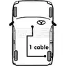 Трос ручника FIRST LINE UW7 GQ0B FKB2077 ODQL9O Mazda Demio (DW) 1 1996 – 2002