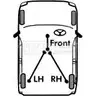 Трос ручника FIRST LINE QZZ5VC Toyota Previa (XR30) 2 2000 – 2006 FKB2664 6T IPVY