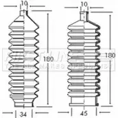 Пыльник рулевой рейки FIRST LINE K0TDI7 2879160 FSG3014 2CI 5S