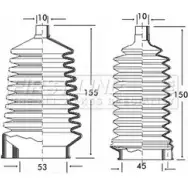 Пыльник рулевой рейки FIRST LINE 4I6 JF FSG3087 2879198 RFA7L