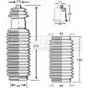 Пыльник рулевой рейки FIRST LINE FSG3202 1 4XSB 2879269 BFA6RF1