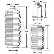 Пыльник рулевой рейки FIRST LINE MM3 WJC FSG3204 7UCD0 2879271