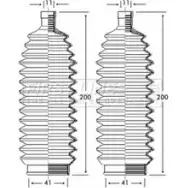 Пыльник рулевой рейки FIRST LINE Mitsubishi Carisma 1 (DA) Хэтчбек 1.8 GDI (DA2A) 122 л.с. 2000 – 2006 Q5Y0 A LWDRQ7 FSG3244