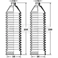 Пыльник рулевой рейки FIRST LINE Mercedes Vaneo MSLT0Q0 FSG3340 U4HW CJC