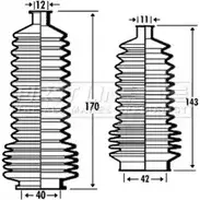 Пыльник рулевой рейки FIRST LINE FSG3359 Renault V F6W6M 8YC1FC4