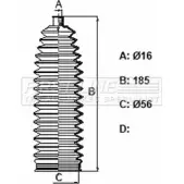 Пыльник рулевой рейки FIRST LINE 1W EK8 Land Rover Range Rover Sport FSG3431 67YO1