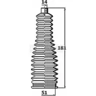 Пыльник рулевой рейки, комплект FIRST LINE 0Y6UE7Q X 7B6RV FSG3454 2879509