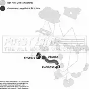 Патрубок воздушный FIRST LINE ZUO1OHE Volkswagen Transporter (T4) 4 Грузовик 2.5 TDI 102 л.с. 1995 – 2003 TT 4YJK FTH1103