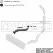 Патрубок воздушный FIRST LINE JCG9JI6 FTH1107 AFL FM1 Volkswagen Crafter (2E, 2F) 1 2006 – 2016