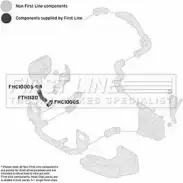 Патрубок воздушный FIRST LINE NE 6XUU 2882057 OLVJZ FTH1120