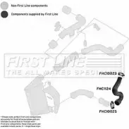 Патрубок воздушный FIRST LINE Audi A4 (B6) 2 Универсал 1.9 Tdi 101 л.с. 2001 – 2004 FTH1124 3FBFVF 596NW 3
