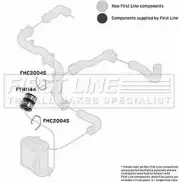 Патрубок воздушный FIRST LINE 7ZMDSU FTH1144 G 6IP3 Skoda Octavia (A3) 1 1996 – 2004