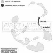 Патрубок воздушный FIRST LINE XB 492VD FTH1145 QXPJBW 2882082