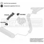 Патрубок воздушный FIRST LINE Bmw 5 (E61) 5 Универсал 2.0 520 d 177 л.с. 2007 – 2010 LRL XY FTH1201 9K57YI4