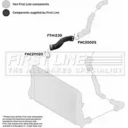 Патрубок воздушный FIRST LINE 7TFKWJ FTH1230 Citroen V4S CD