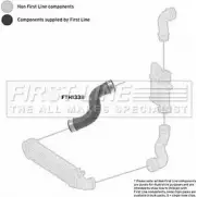 Патрубок воздушный FIRST LINE Mercedes E-Class (S211) 3 Универсал 3.0 E 280 T CDI (2120) 190 л.с. 2005 – 2009 K381ZJ B C1BF FTH1338