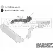 Патрубок воздушный FIRST LINE V 4ZNW 2882295 FTH1360 31H9TLZ