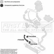 Патрубок воздушный FIRST LINE FTH1398 WX XO4 Opel Corsa (D) 4 Хэтчбек 1.3 CDTI (L08. L68) 75 л.с. 2006 – 2014 SD58US9