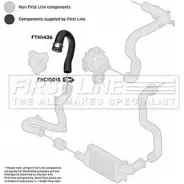 Патрубок воздушный FIRST LINE 7MKKW FTH1436 2882370 PB6 Q7