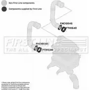 Патрубок воздушный FIRST LINE ERW06S FTH1640 Y DYIDBA 2882505