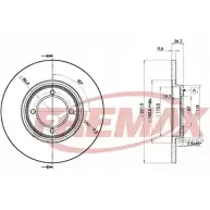 Тормозной диск FREMAX O66Z3 2886235 895O Y7F BD-0976