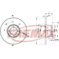 Тормозной диск FREMAX E3X4ZE T 2886491 BD-2612 G9210Z
