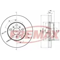 Тормозной диск FREMAX BD-3286 2886663 Y92OUA YP QEQ22